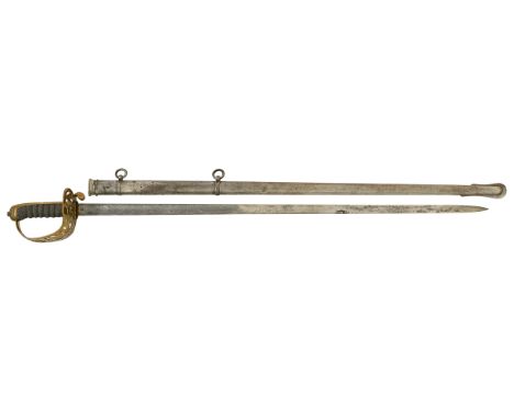 Victorian 1st Sussex Engineers Volunteers Officer’s Sword A good example of the 1857 pattern, the slightly curved single edge