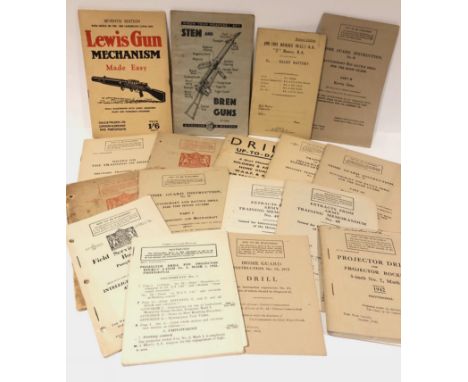 WW2 Berkshire “101” Home Guard Official &amp; Unofficial Training booklets.An interesting selection including: 101 Berks H.G 