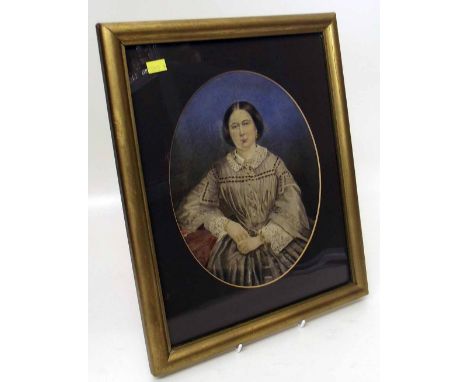 Portrait of a Victorian lady. A condition report is not available for this lot.  Damage, defects, restoration or other faults