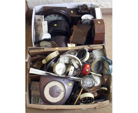 2 Boxes Clock Cases and Alarm Clocks A condition report is not available for this lot.  Damage, defects, restoration or other