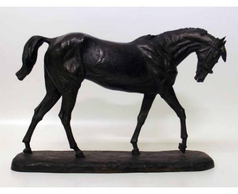 Bronze Figures of a Horse A condition report is not available for this lot.  Damage, defects, restoration or other faults are