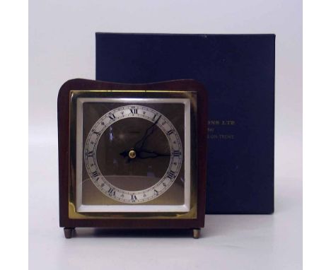 Canham mahogany cased mantel clock and original Henry Piddock & Sons box. A condition report is not available for this lot.  