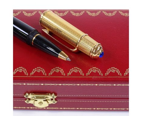 A Cartier Pasha De Cartier ballpoint pen, boxed with papers 