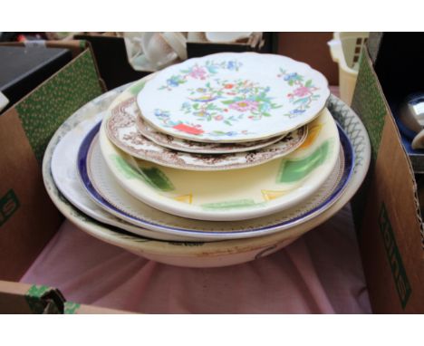 Collection of ceramic plates, bowls and serving dishes
