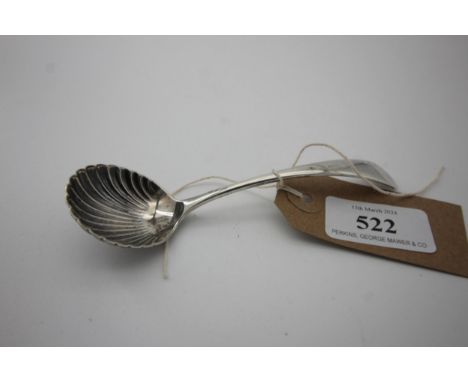 Victorian silver shell bowl ladle (Birmingham or Sheffield 1894)
