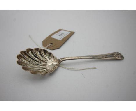 Silver shell bowl ladle (Birmingham 1903)
