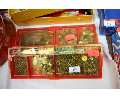 2 boxes of vintage Meccano parts