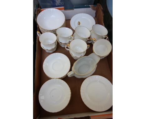 Tea Set - Royal Albert Val d'or - to include cups, saucers, plates, milk jug and bowls (Guide Price £15 to £30)