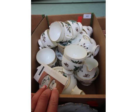 Tea-set by Wedgwood to include side plates, saucers, cups, milk, sugar and teapot 