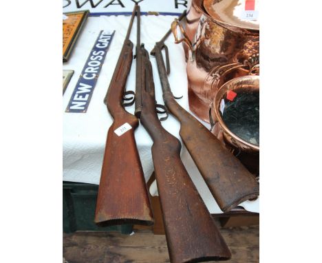 3 old vintage air rifles (poor condition)