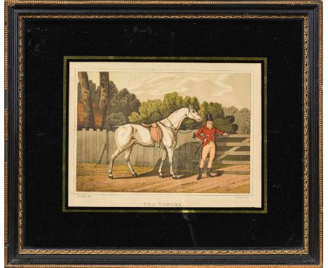 I Clark after H AlkenThe Hunter Coloured reproduction, together with two further examples including “Partridge Shooting” and 