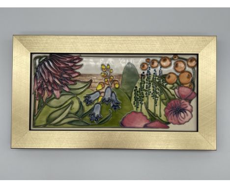 Moorcroft Trial Framed Plaque. 
Good condition, no damage. 