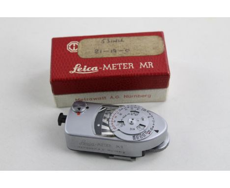 Leica meter Mr light meter hot shoe mounted boxed 