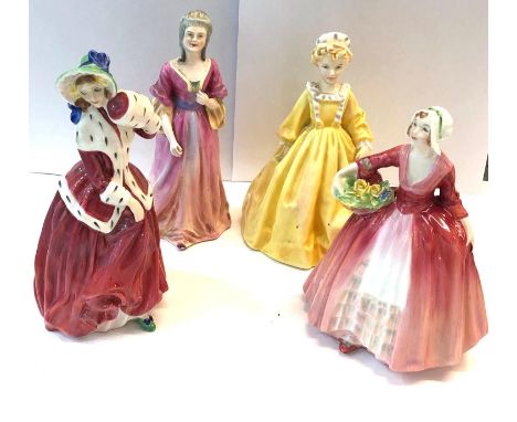 2 Royal Doulton figures Adderley figure and Worcester figure 