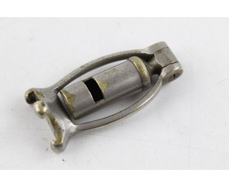 Antique/vintage whistle w/12 bore cartridge remover 