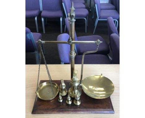 Antique balance scales 