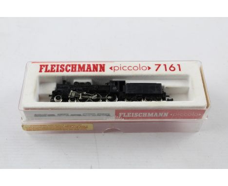 Vintage German Fleischmann 7161 piccolo steam loco &amp; tender N gauge boxed 
