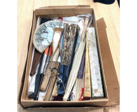 Selection of vintage fans 