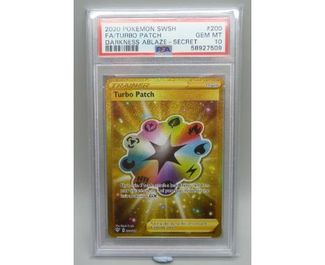 A PSA 10 Turbo Patch Pokemon card 