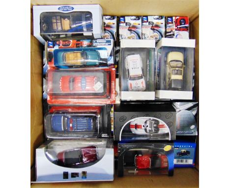 THIRTY-EIGHT ASSORTED 1/43 SCALE DIECAST MODEL VEHICLES  by Cararama and others, each mint or near mint and boxed.