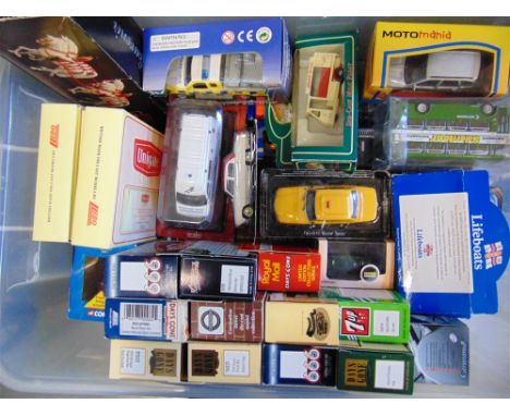 ASSORTED DIECAST MODEL VEHICLES  by Corgi, Lledo and others, most mint or near mint and in original packaging, (59).
