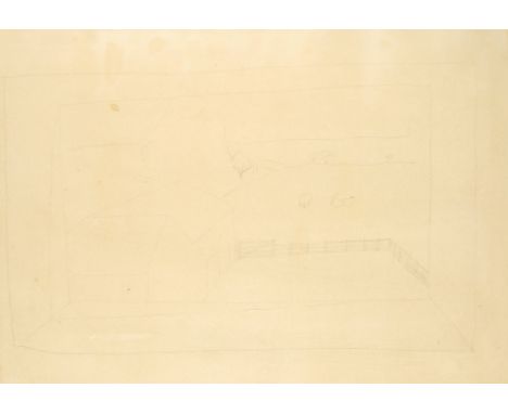 ‡Ben Nicholson OM (1894-1982) Banks Head, Cumberland Signed, dated and inscribed BANKSHEAD Ben Nicholson 1926 (to old backing