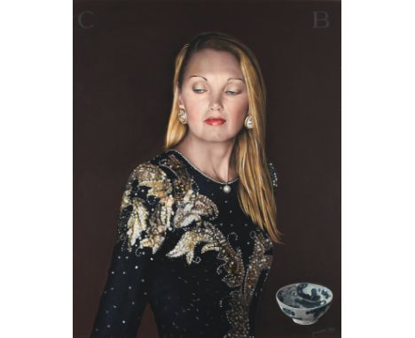 ‡Norman Douglas Hutchinson (1932-2010) Portrait of Caroline Brown at 50; Study for the portrait of Caroline Brown at 50 Two, 