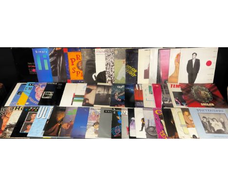 Vinyl Records – LP’s and 12” Singles – including Simply Red – Life – 0630-12069-1; George Michael – Faith – 460000 1; Prefab 