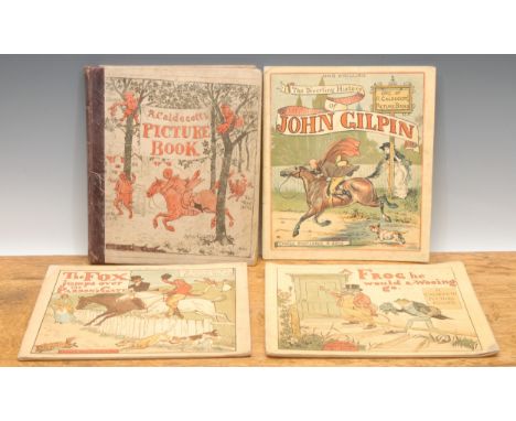 Victorian Picture Books - A Frog he would a-Wooing Go, R. Caldecott's Picture Books (George Routledge &amp; Sons, London); an