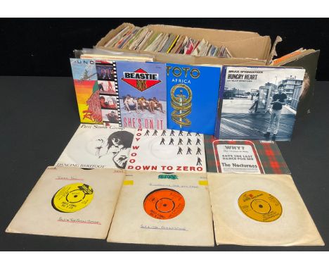 Vinyl Records - 45rpm 7" Singles - including Sitting On The Fence – China Please – SOF 01; Be·Bop Deluxe – Teenage Archangel 