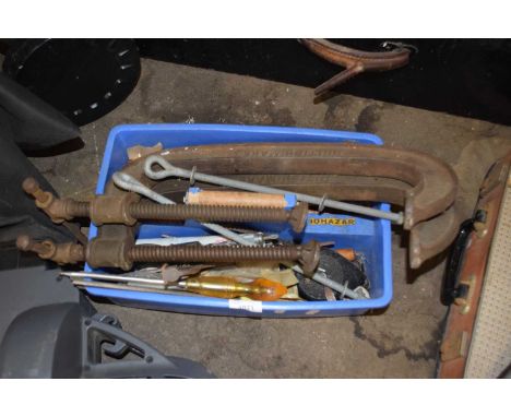 One box of assorted tools