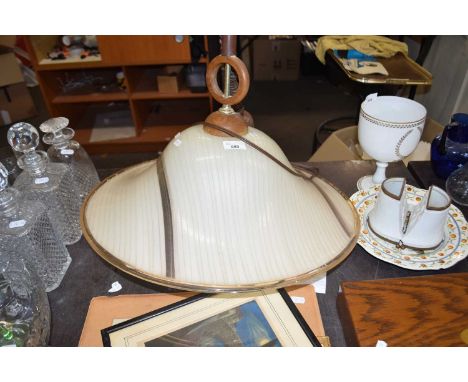 Large perspex light fitting