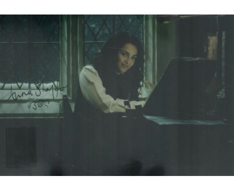 Anna Shaffer signed 12x8 colour photo pictured in her role as Romilda Vane in Harry Potter. Good condition. All autographs co