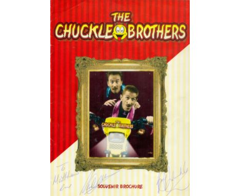 The Chuckle Brothers signed Souvenir Brochure. Were an English comedy double act comprising real-life brothers Barry David El