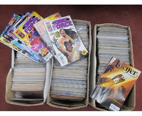 In Excess of Five Hundred Modern Comics by Marvel, DC, Max, Topps and Other, including Swamp Thing, Justice League Internatio