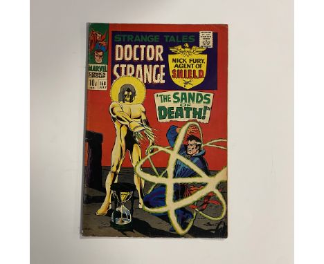 Strange Tales #158 Pence Copy Marvel Comic Book. First full living tribunal.