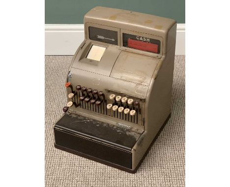 VINTAGE CASH REGISTER/TILL - 45cms H, 34cms W, 37cms D