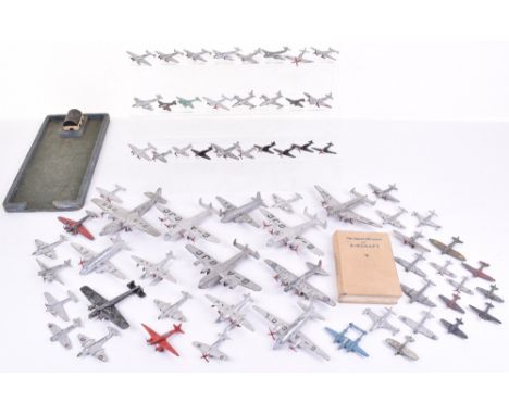 Quantity of Playworn  Diecast/Lead Aircraft Models, including Dinky Toys Whitley Bomber, Giant high speed mono plane, Armstro