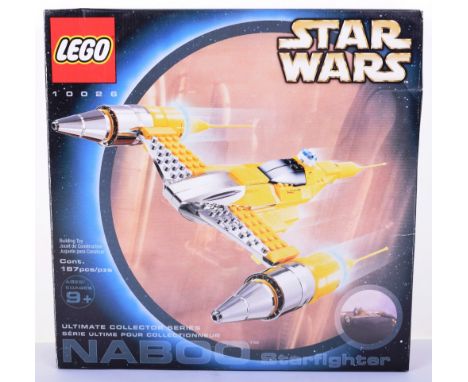 Lego Star Wars Ultimate Collector Series Naboo Starfighter, Set 10026-2002 issue, set has been built and then re-bagged with 