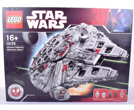 Scarce Lego Star Wars Ultimate Collectors Limited First Edition Millennium Falcon, Set 10179- 2007 issue, in mint unmade cond