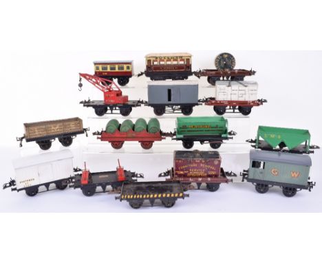Hornby 0 gauge locomotives and rolling stock, locomotives include three 0-4-0 tank engines Southern E126, LNER 463 and BR 382