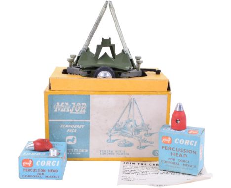 Corgi Major Toys 1124 Corporal Missile Launching Platform, military green, in near mint condition, with a excellent original 