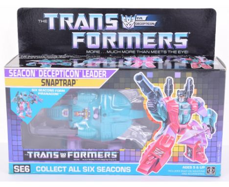 Boxed Hasbro G1 Transformers SE6 Seacon Deception Leader ‘Snaptrap’  1987 issue, transforms from monster to robot and back in
