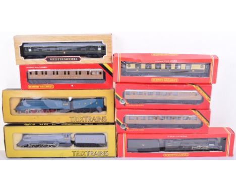 Trix Trains, Hornby Railways and other locomotives and coaches, Trix trains boxed, 1188 4-6-2 Silver Link locomotive and tend