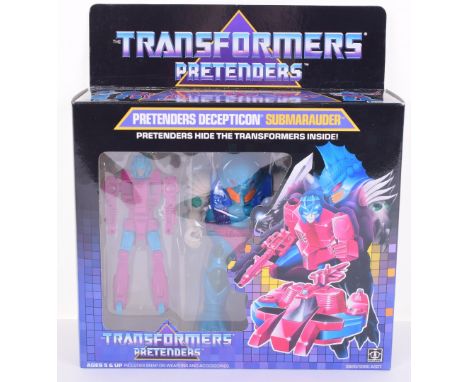  Boxed Hasbro G1 Transformers Pretenders Deception ‘Submarauder’ 1987 issue, robot transforms to attack submarine and back! I