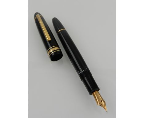 A Mont Blanc Meisterstuck LeGrand fountain pen, having 14ct gold 4810 nib and gold plated details.
