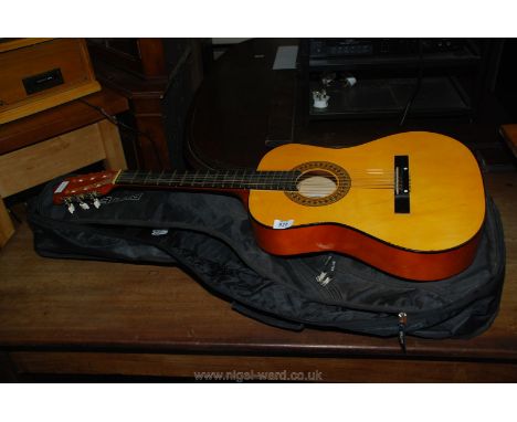 A John Hornby Skewes &amp; Co. cased guitar, model no. HL34.