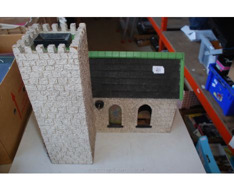 A toy model of a church.