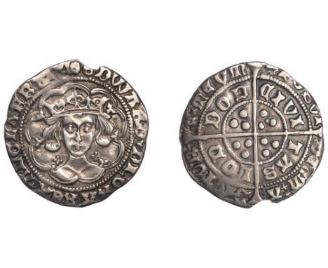Edward IV (First reign, 1461-1470), Light coinage, Groat, London, class Vc, mm. rose, edward di gra rex angl z franc, quatref