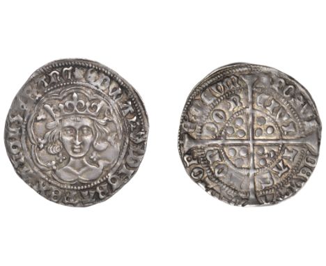 Edward IV (First reign, 1461-1470), Light coinage, Groat, London, class Vc, mm. rose, edward di gra rex angl z franc, quatref
